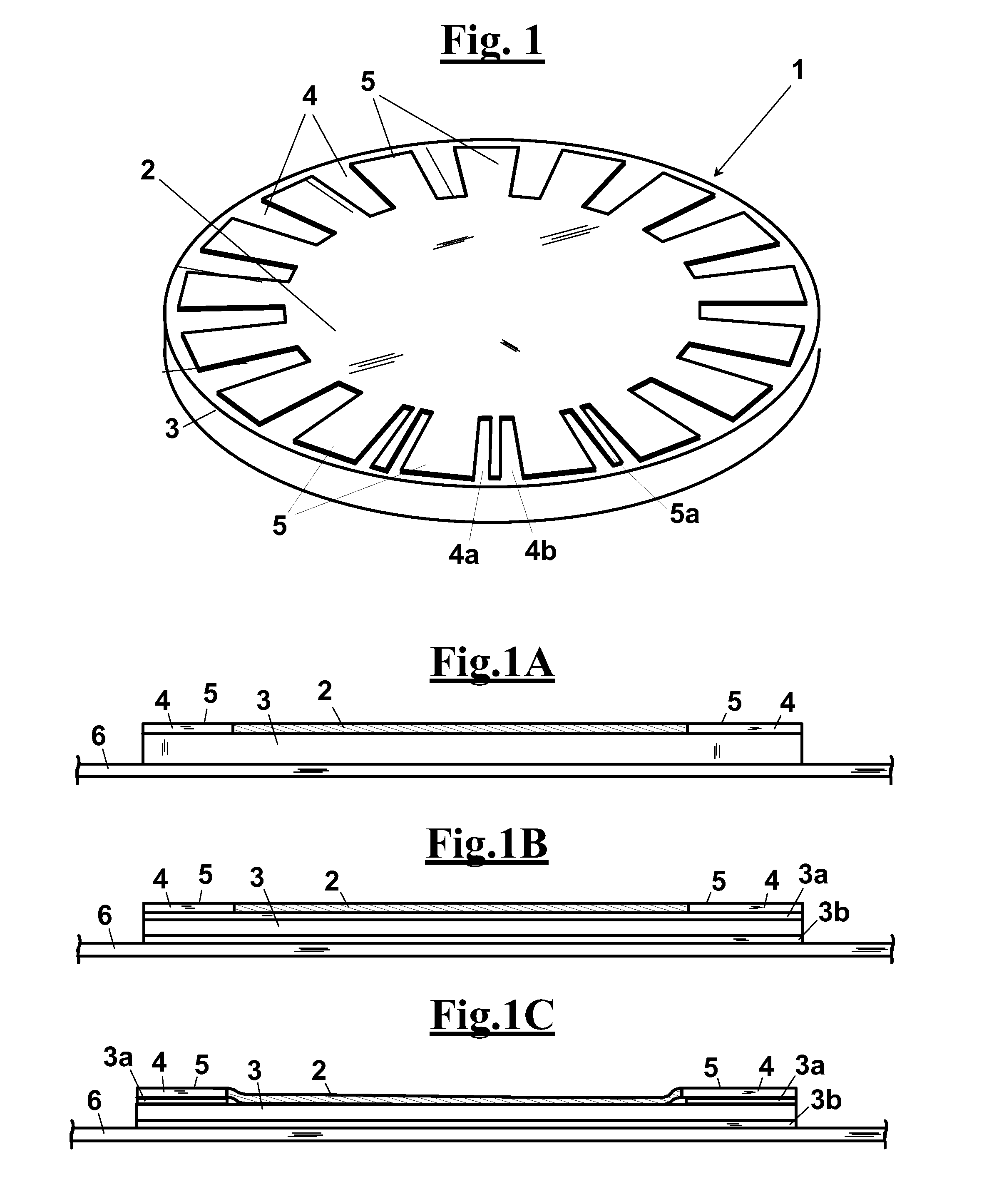 Circular semiconductor lasers having lattices for vertical emission