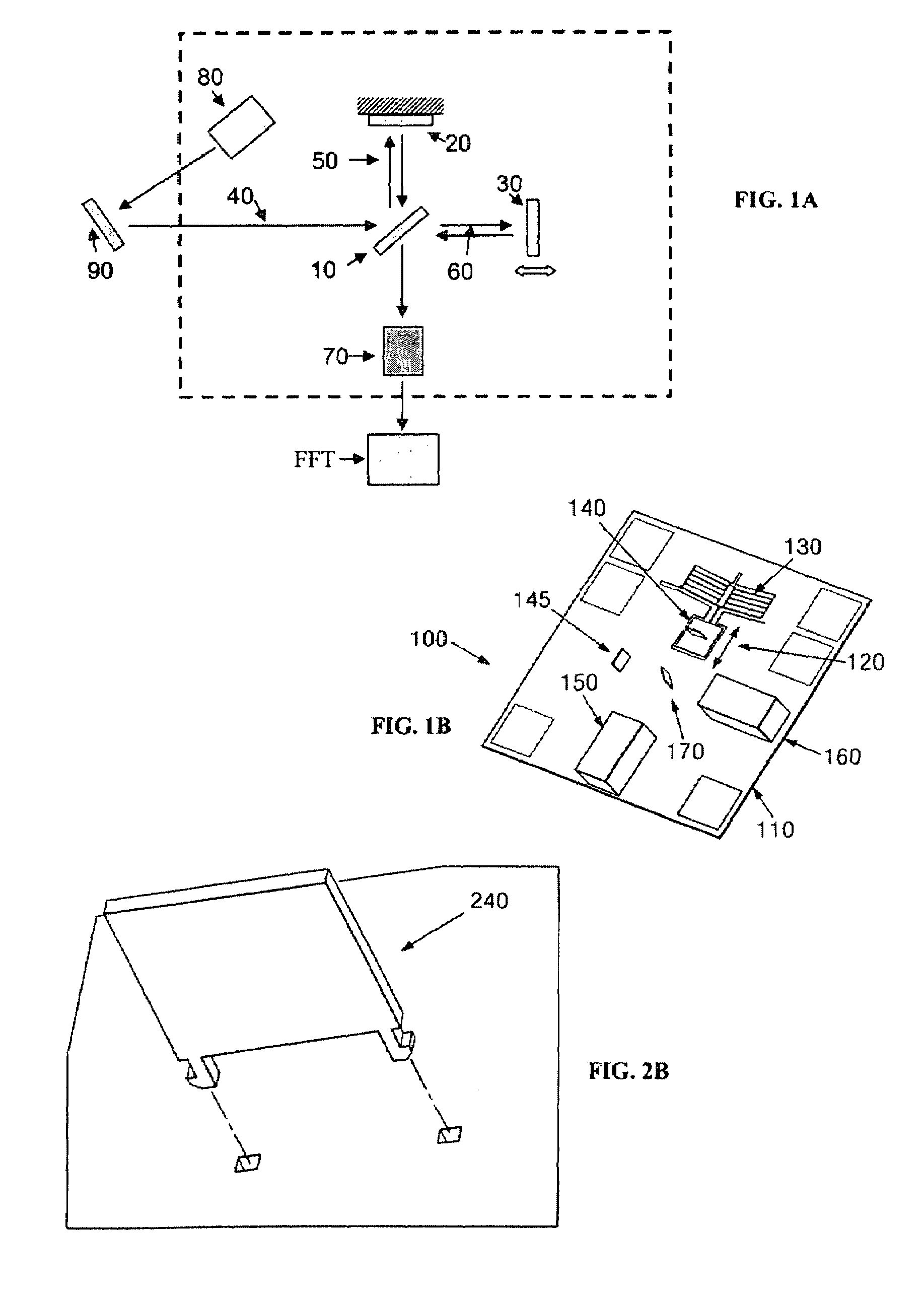 Devices in miniature for interferometric use and fabrication thereof