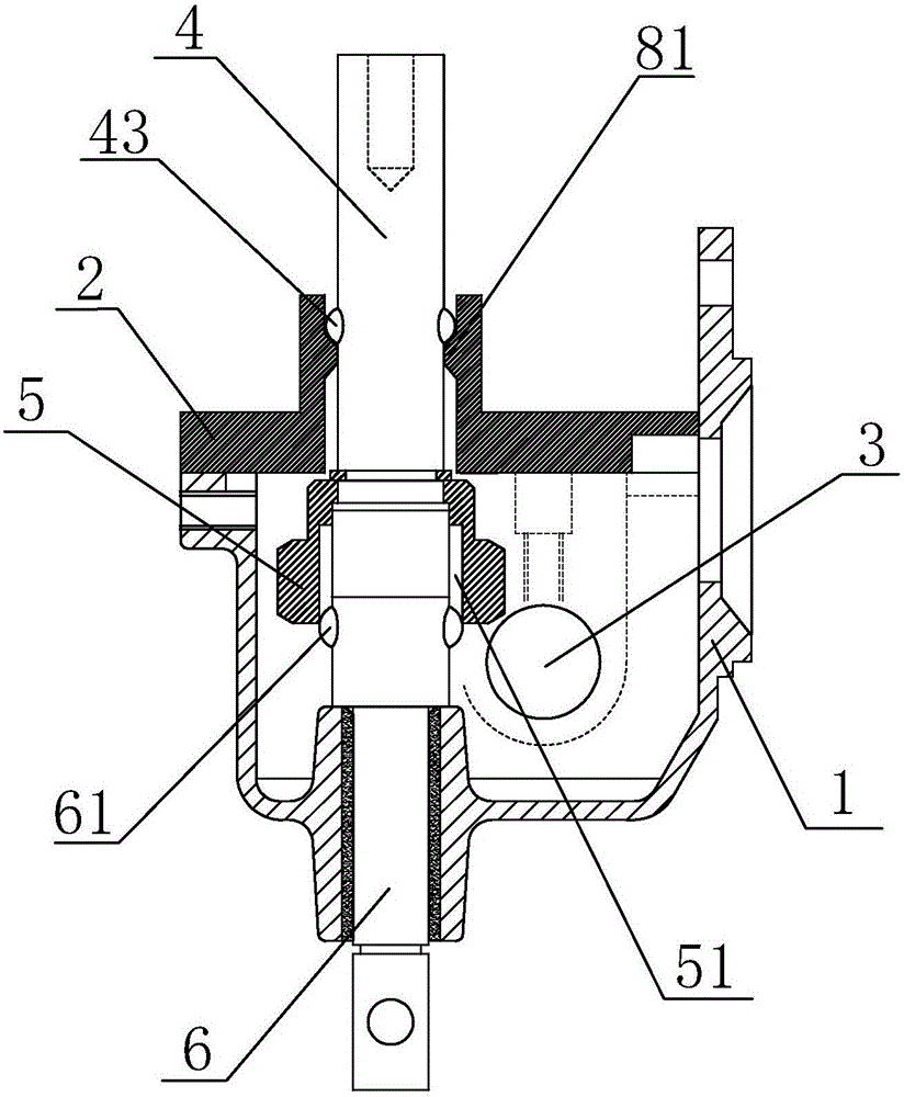 Gear box of fan