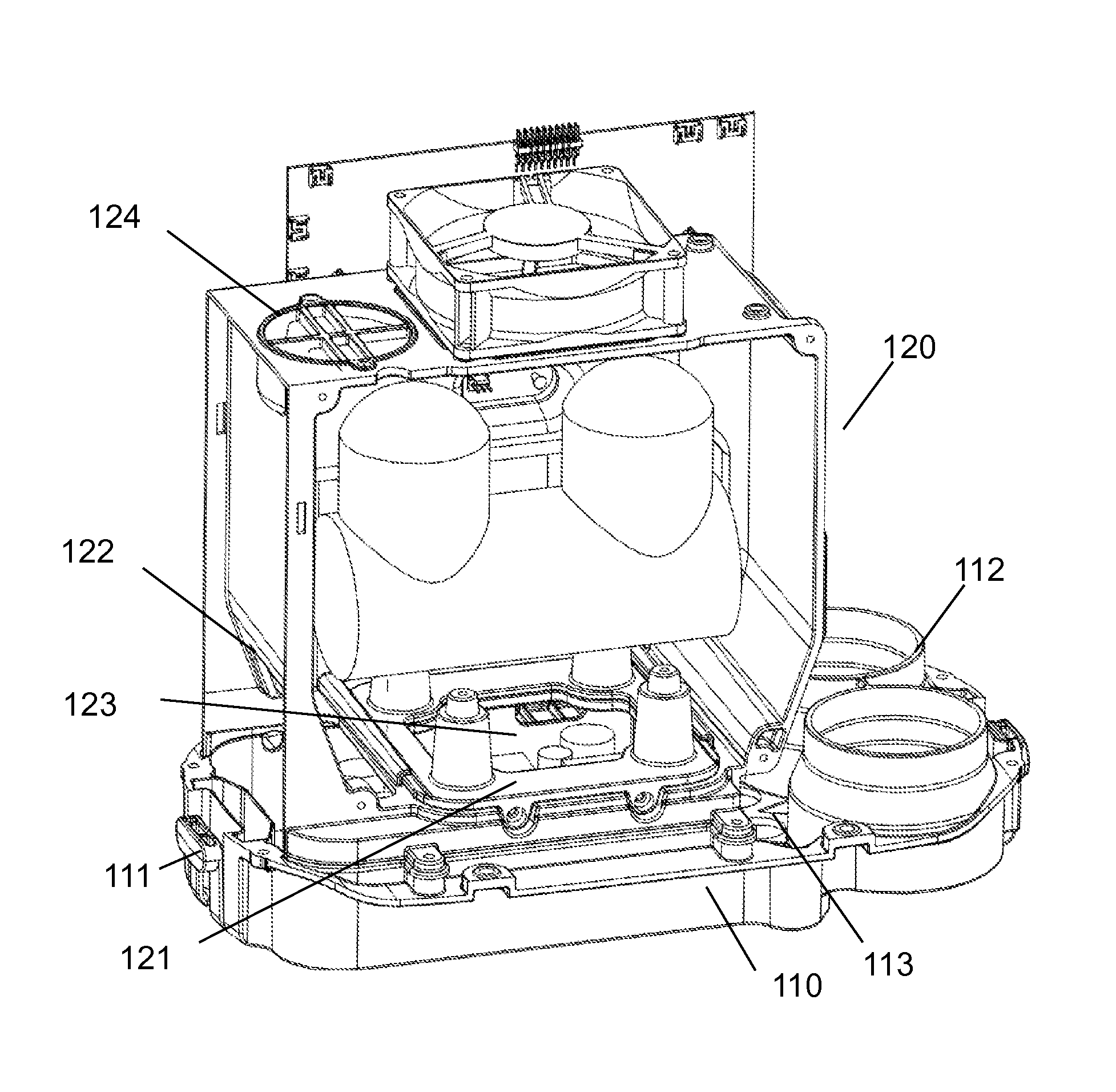 Gas Concentrator with Removable Cartridge Adsorbent Beds