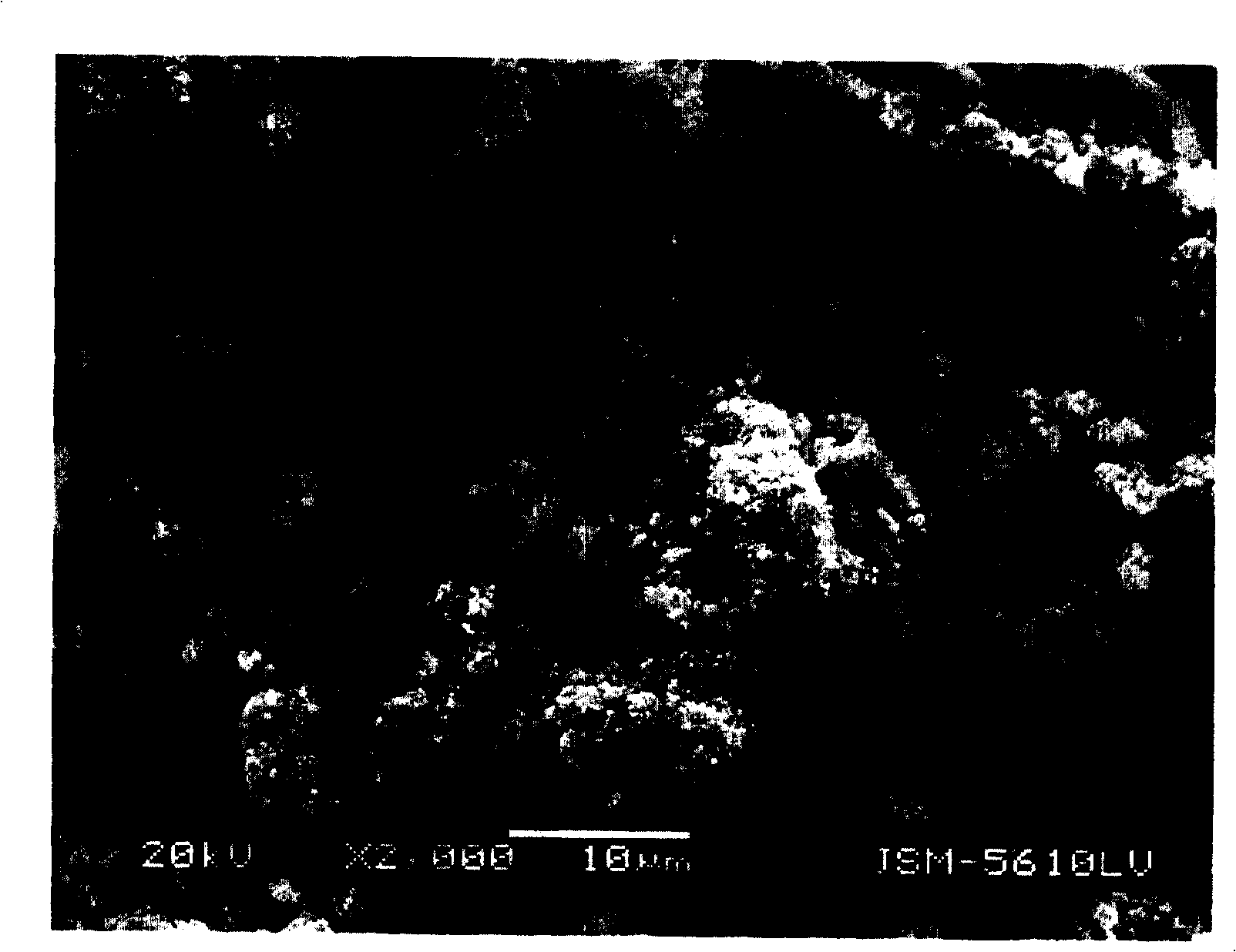 Preparation method for lithium ion secondary battery positive pole active substance lithium iron phosphate