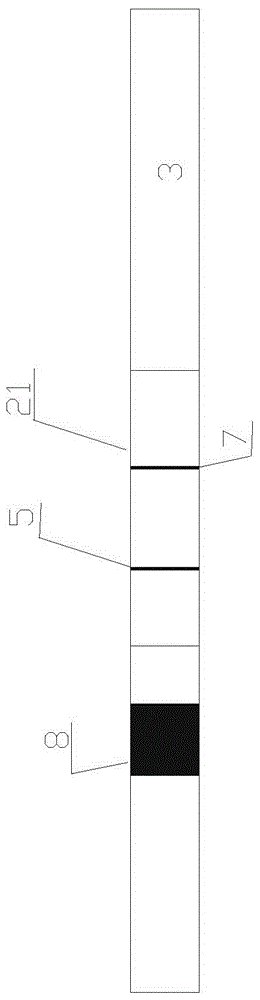 Activating fluorescent latex microsphere for D-dipolymer fluorescence immunochromatography test card