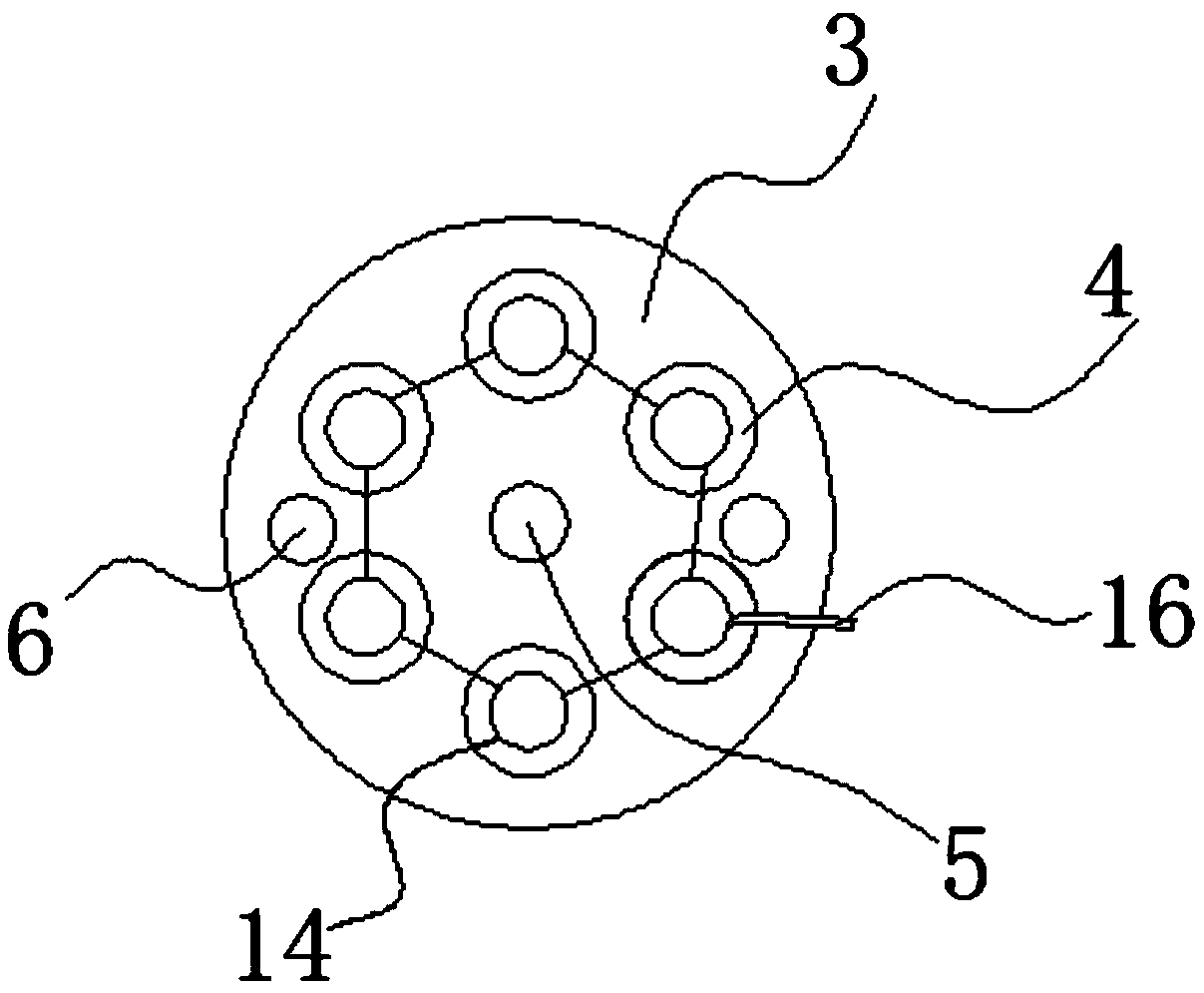 A lithium ion battery pack shock-absorbing and fixing module