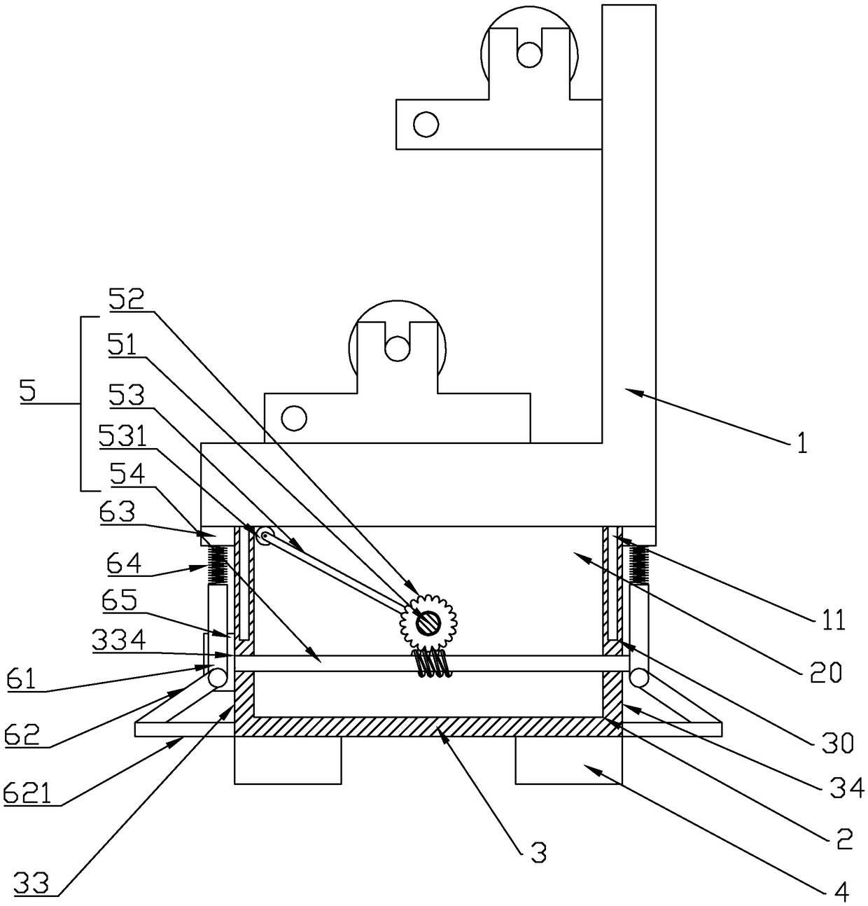 Spinning bracket convenient to move