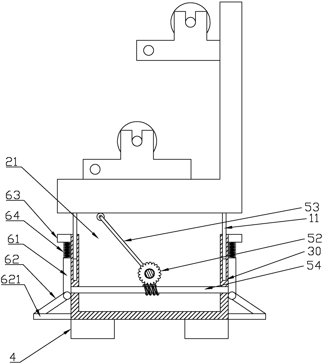 Spinning bracket convenient to move