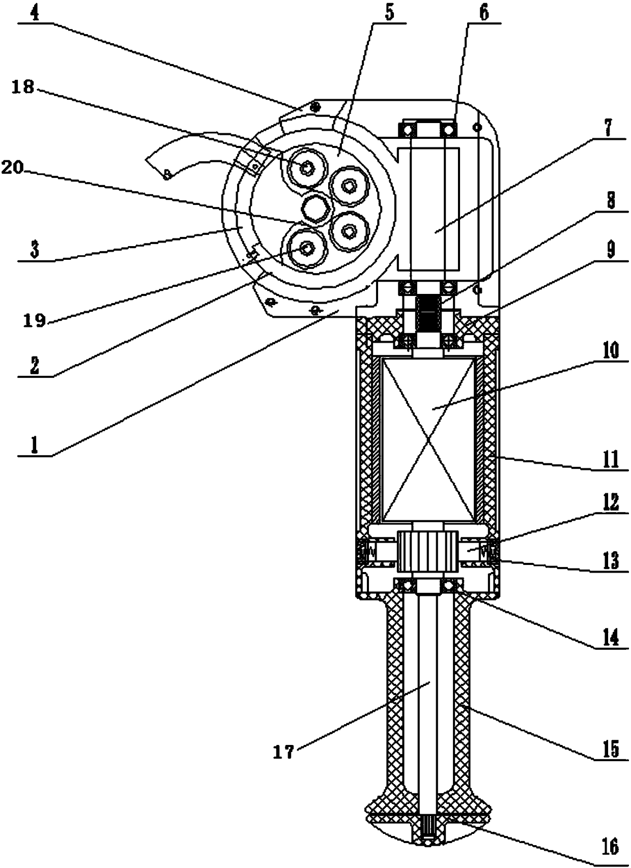 Hand-held wire winding and belt winding machine