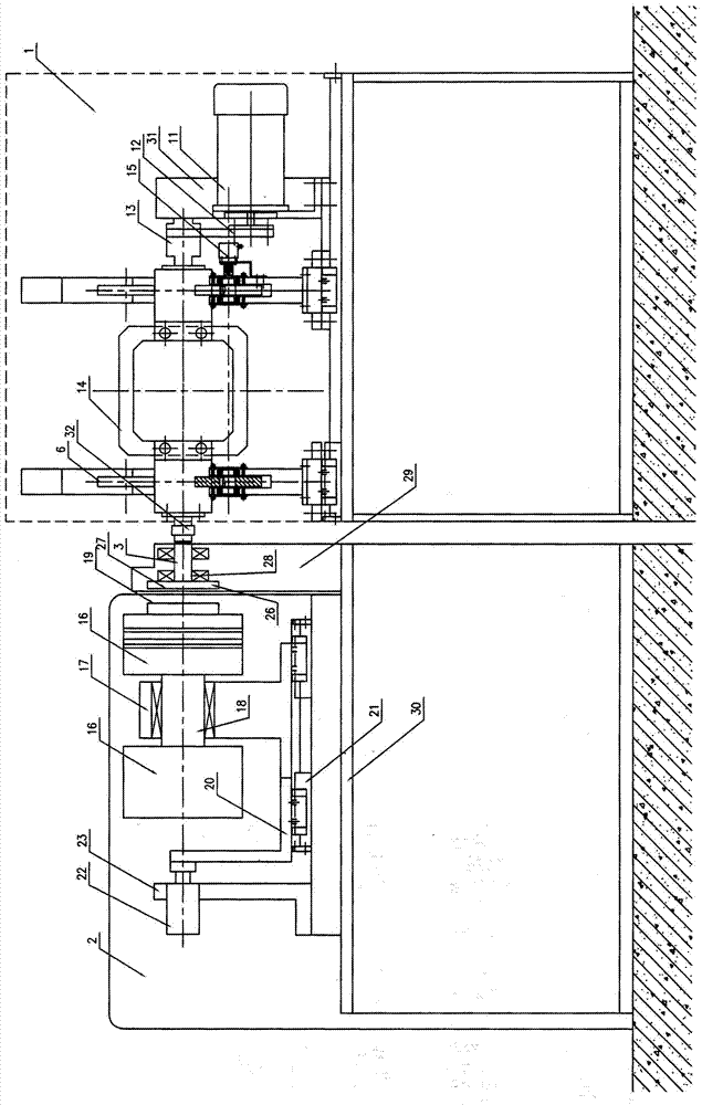 Energy storage type high-speed high-acceleration testing machine