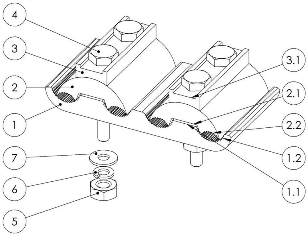 Drop wire cable clamp