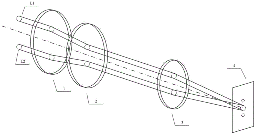 Duty ratio adjusting device of two-dimensional (2D) large-scale laser beam array