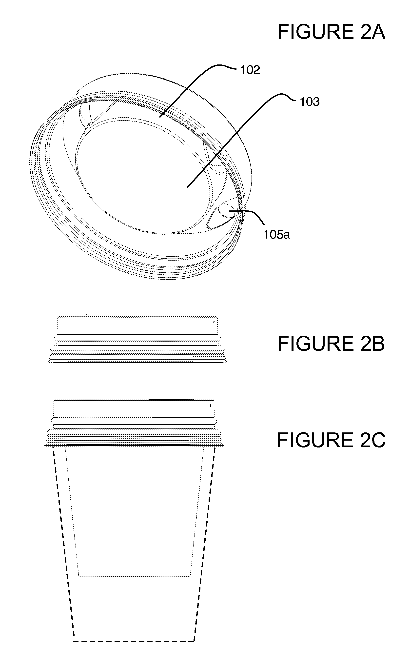 Cup lid with integrated container