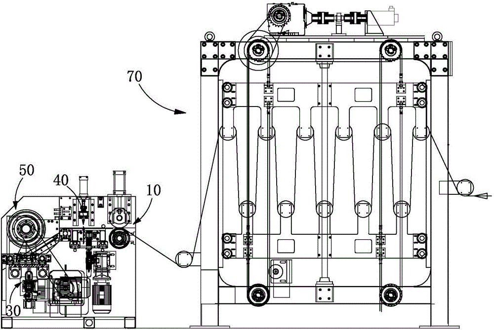 Small-rolling-diameter full-automatic winding device