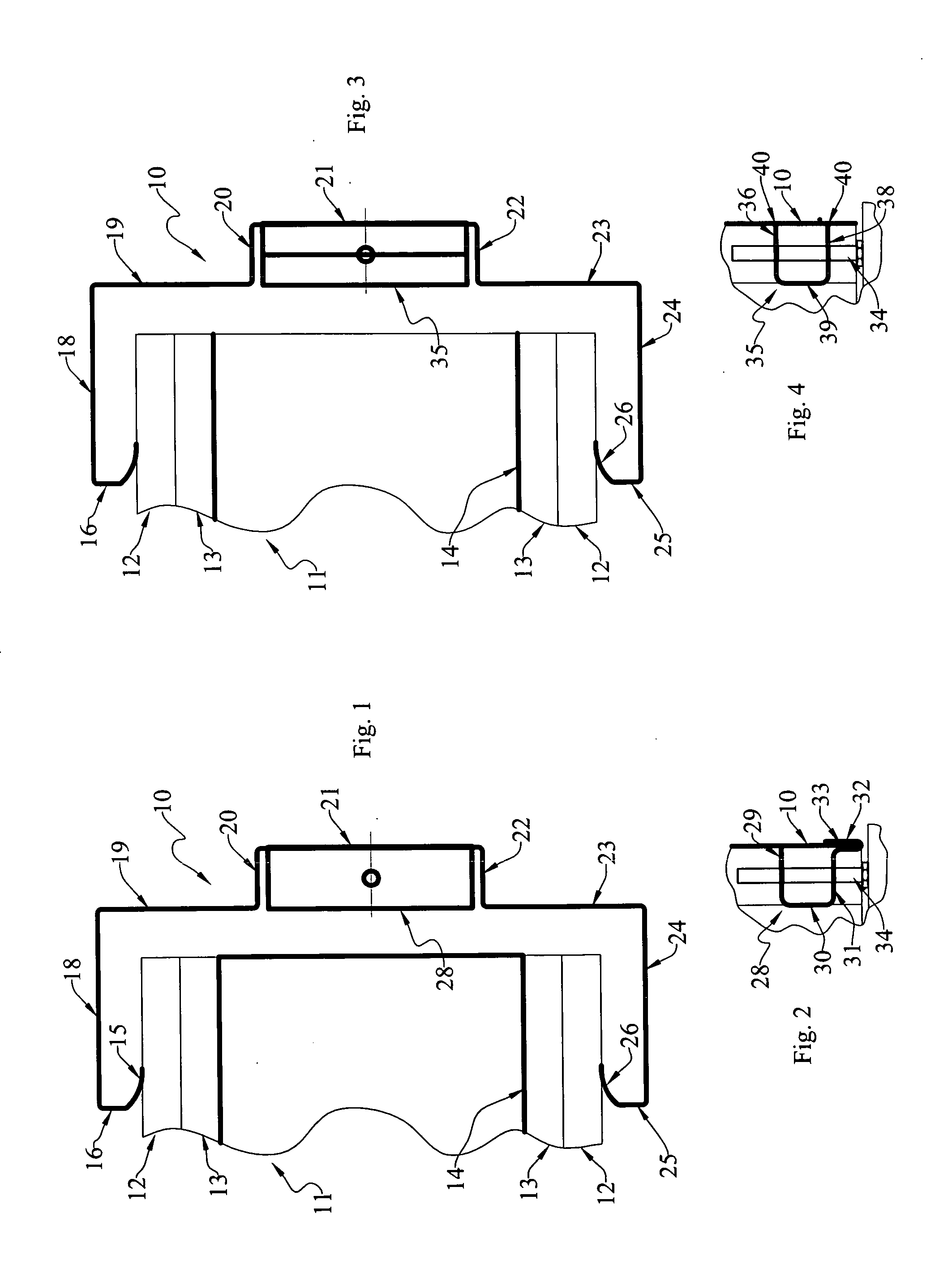 Device for vertically adjusting the jamb of a hollow door frame