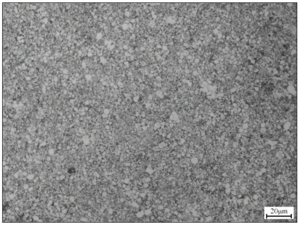 Preparation method of high-density fine-grain W-TiC alloy material