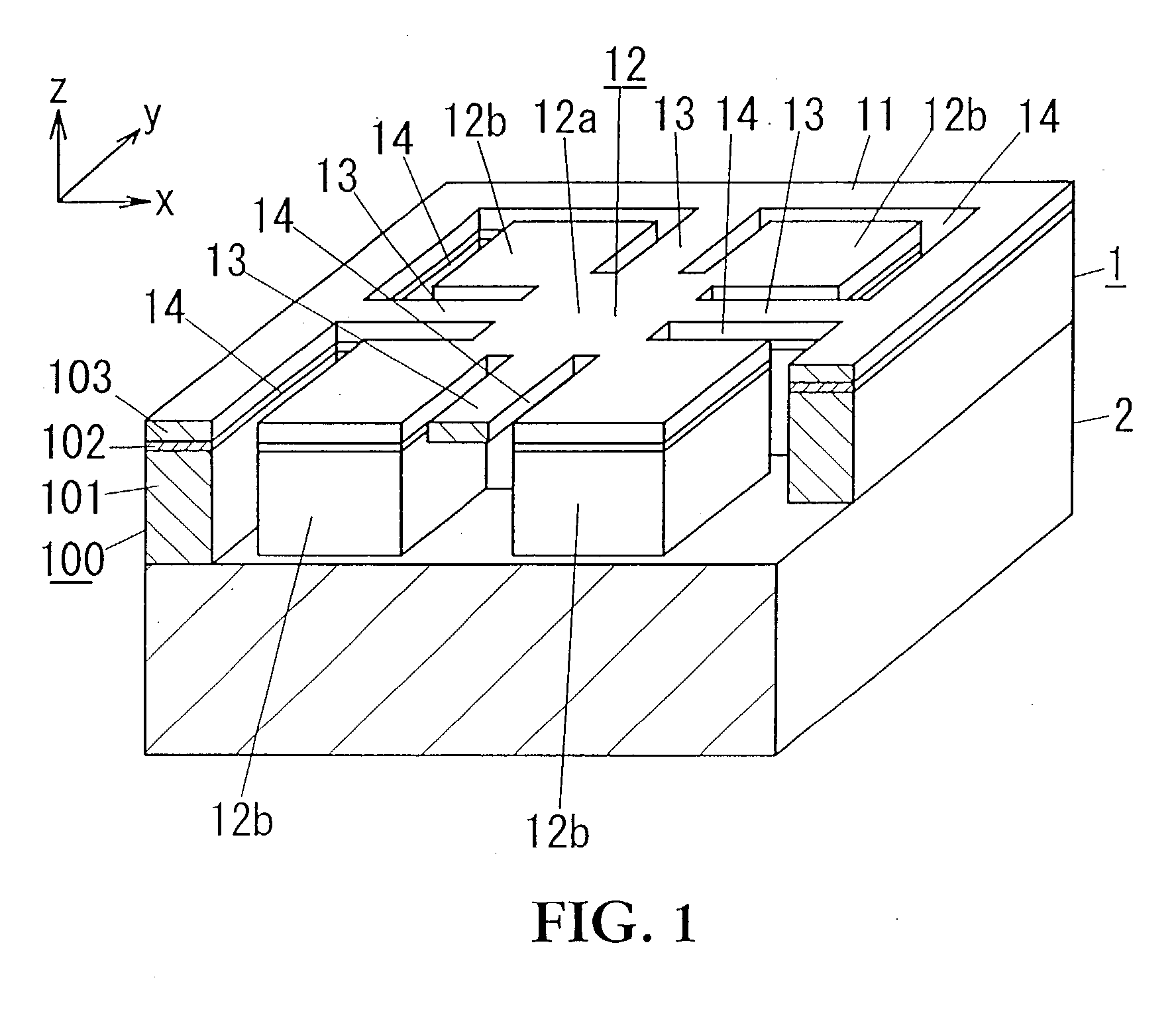 Semiconductor acceleration sensor using doped semiconductor layer as wiring