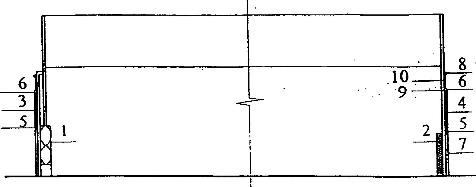 Natural ventilating and mechanical ventilating dual-purpose system for continuous-building type greenhouse