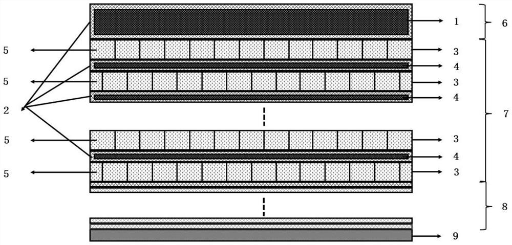 Multi-layer light bulletproof armor with composite structure