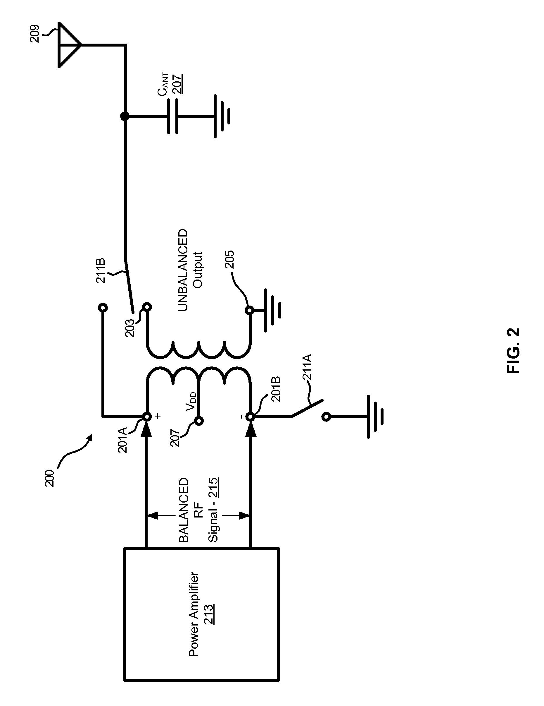 Method and system for a balun embedded in an integrated circuit package