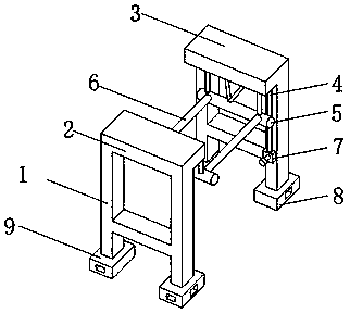 Cloth dyeing and air-drying device for textile processing