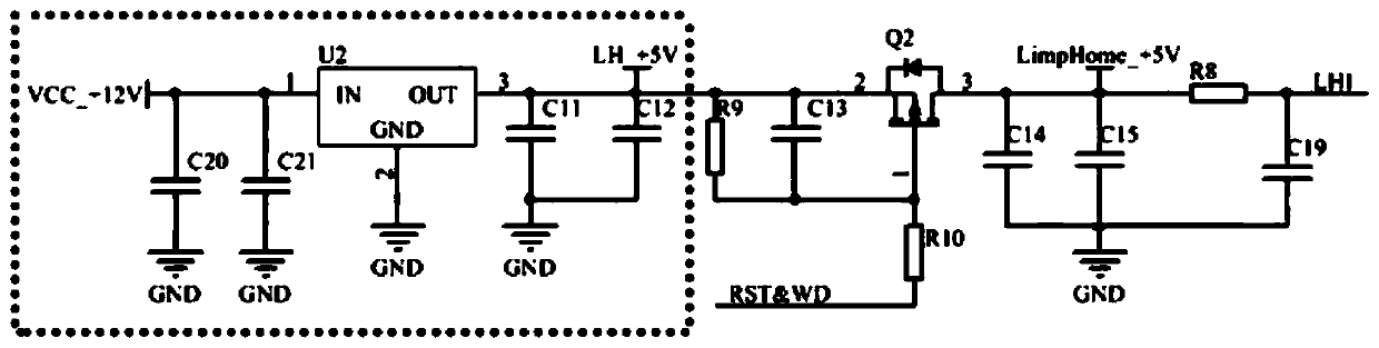 A functional safety circuit for automotive controller