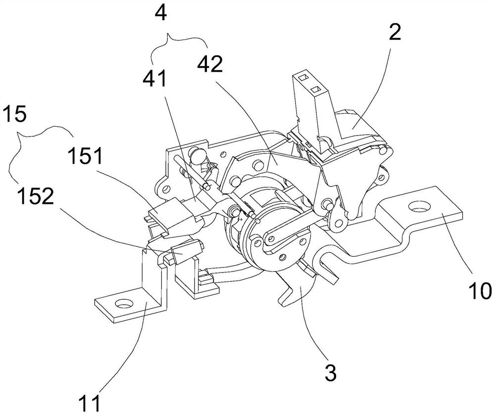 Magnetic driving mechanism and electrical switch with same