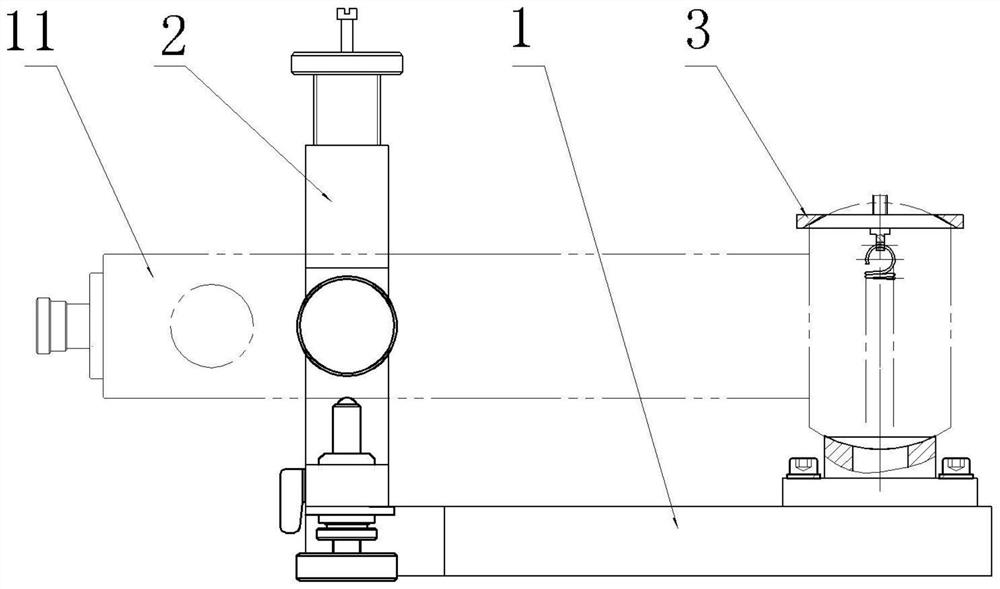 A precision aiming adjustment device for an optical alignment telescope