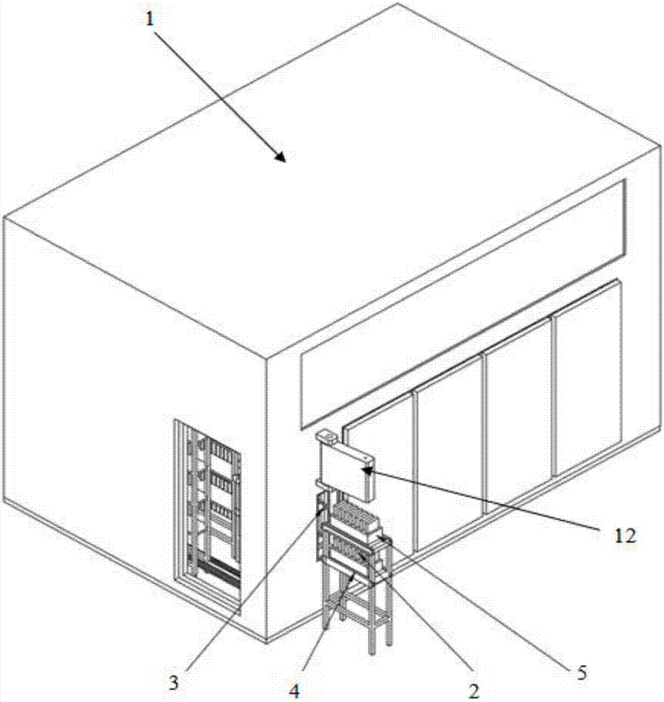 Full-automatic refrigerating storeroom based on erythrocyte refrigerating