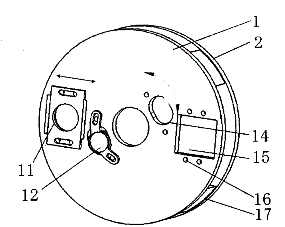 Center-distance-adjustable threaded connection piece detachment device