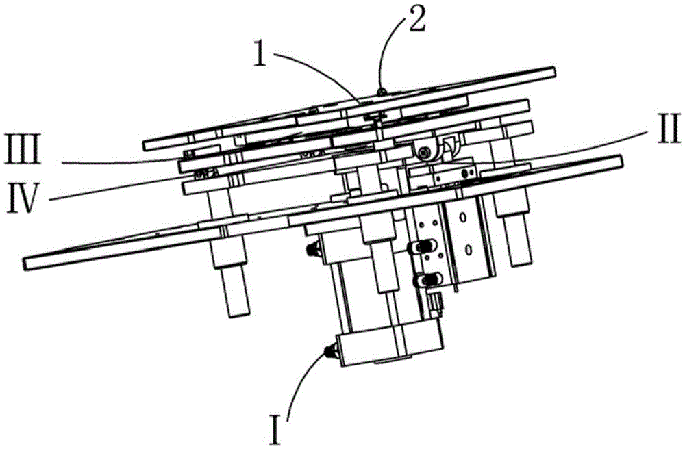 Semi-automatic rotary turnover mechanism