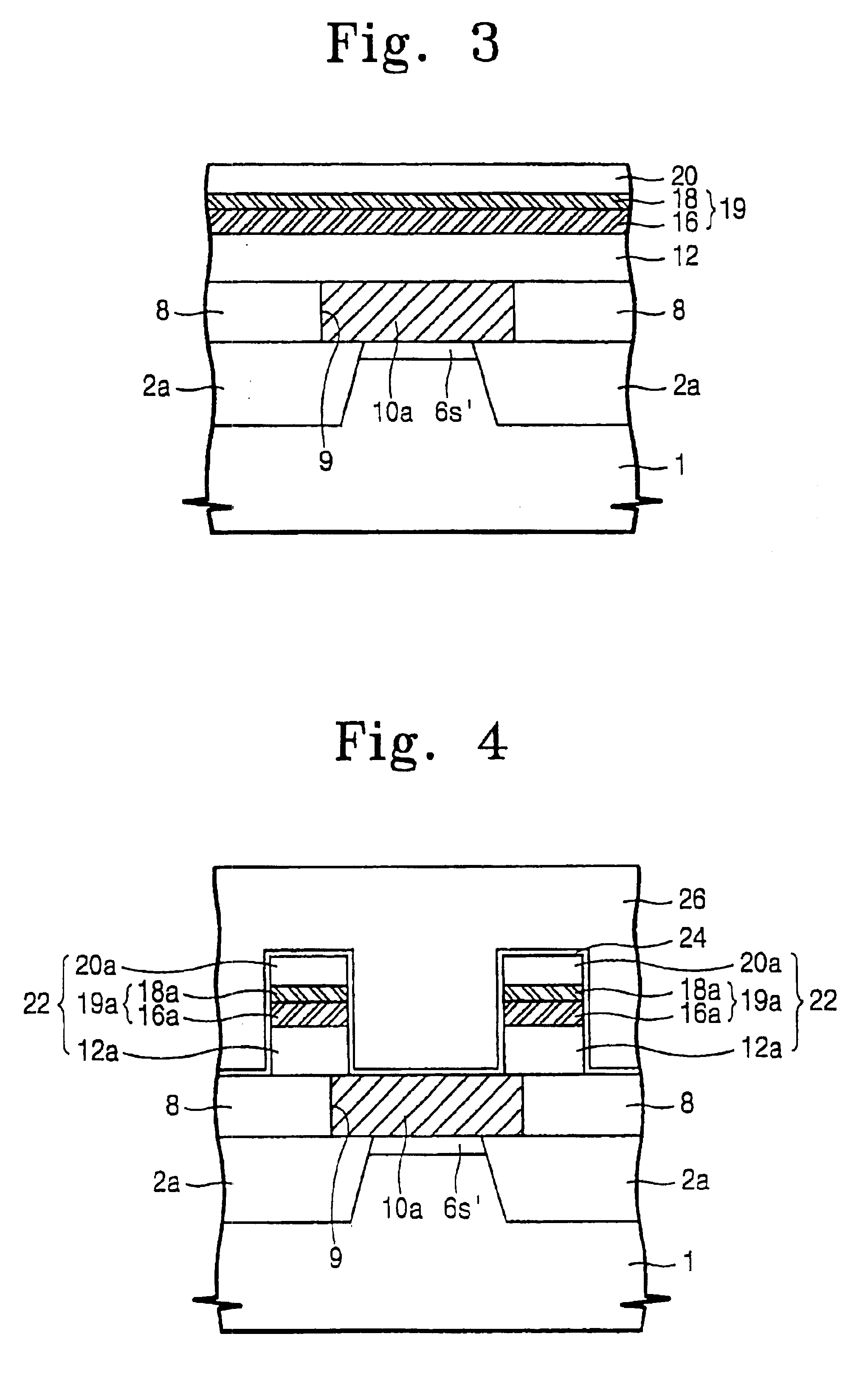 Methods of forming self-aligned contact structures in semiconductor integrated circuit devices