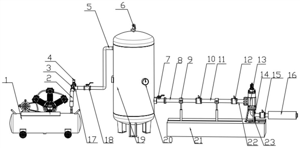 Testing device and testing method for lift force of valve disc of main valve of steam release isolating valve