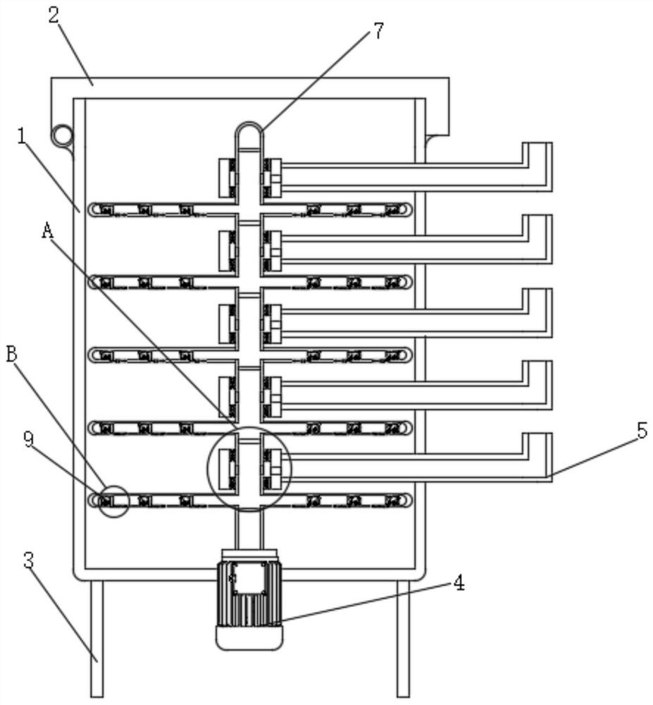 Organic fertilizer storage device based on biological agriculture