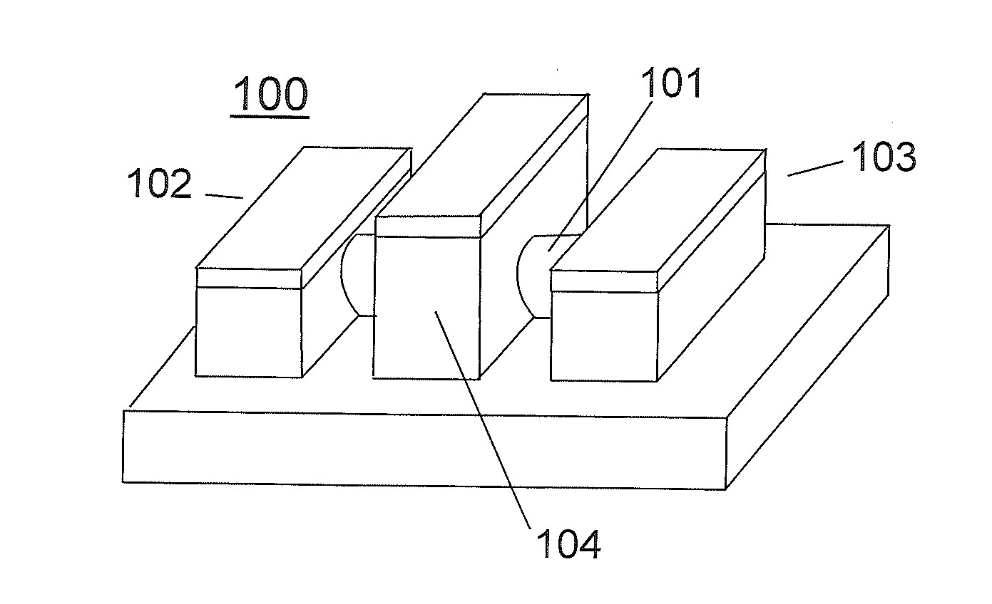 Field effect transistor with channel core modified for a backgate bias and method of fabrication