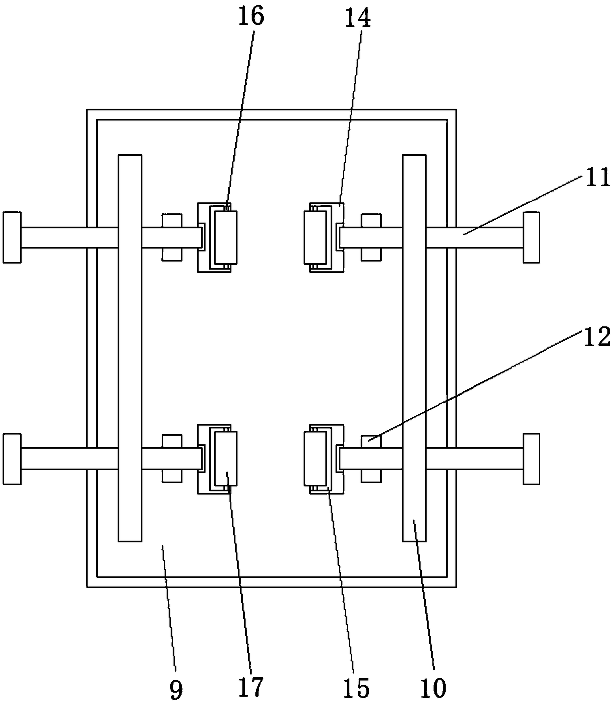 Magnetic particle flaw detector with adjustable detection space