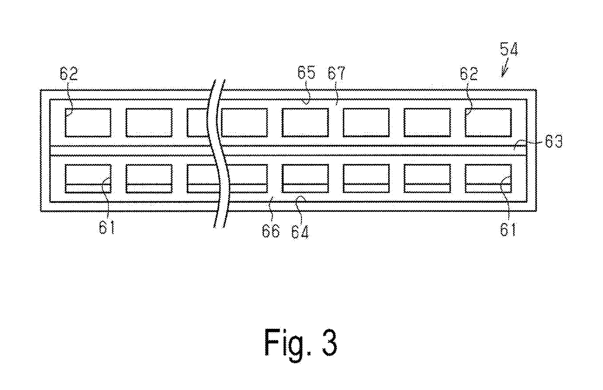 Heating device and medium processing apparatus