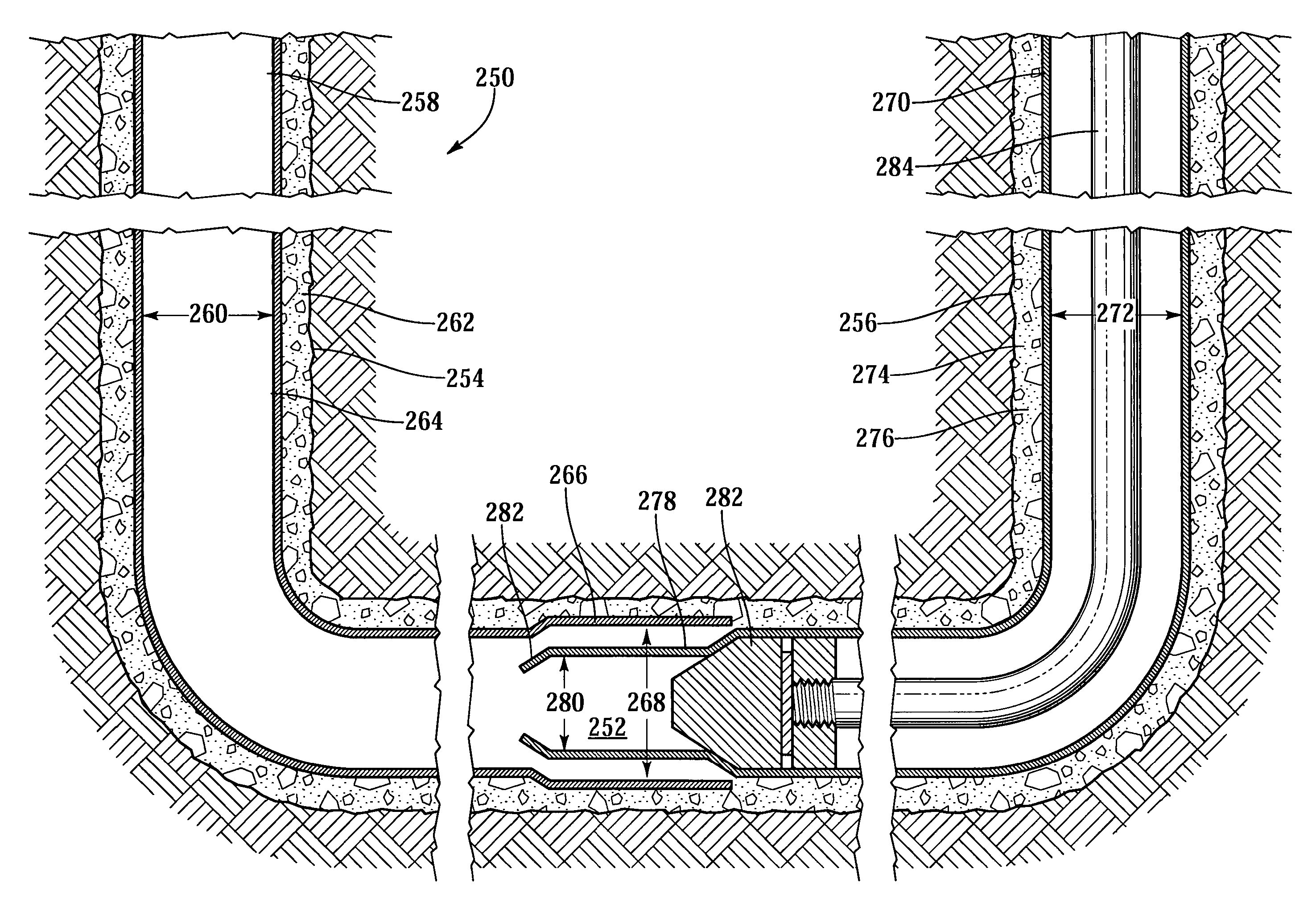 Monobore wellbore and method for completing same