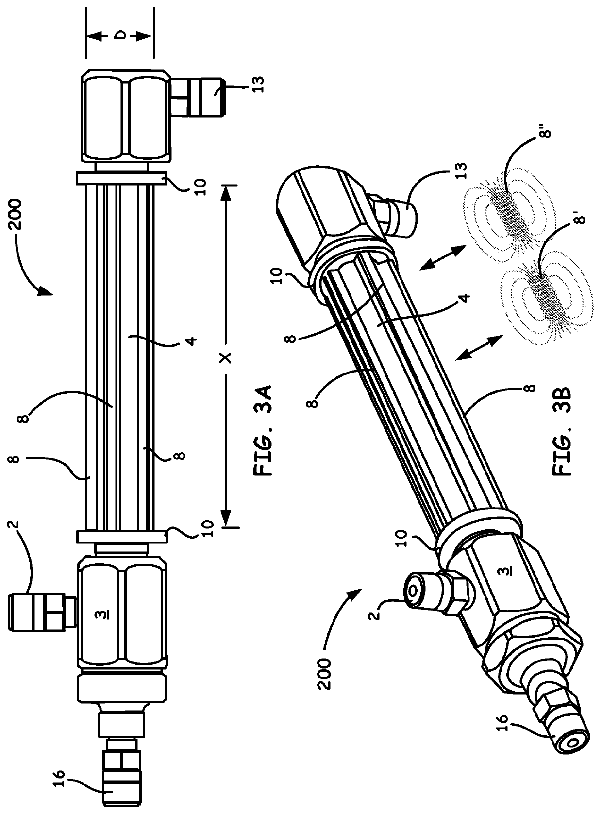 Vortex tube lined with magnets and uses thereof