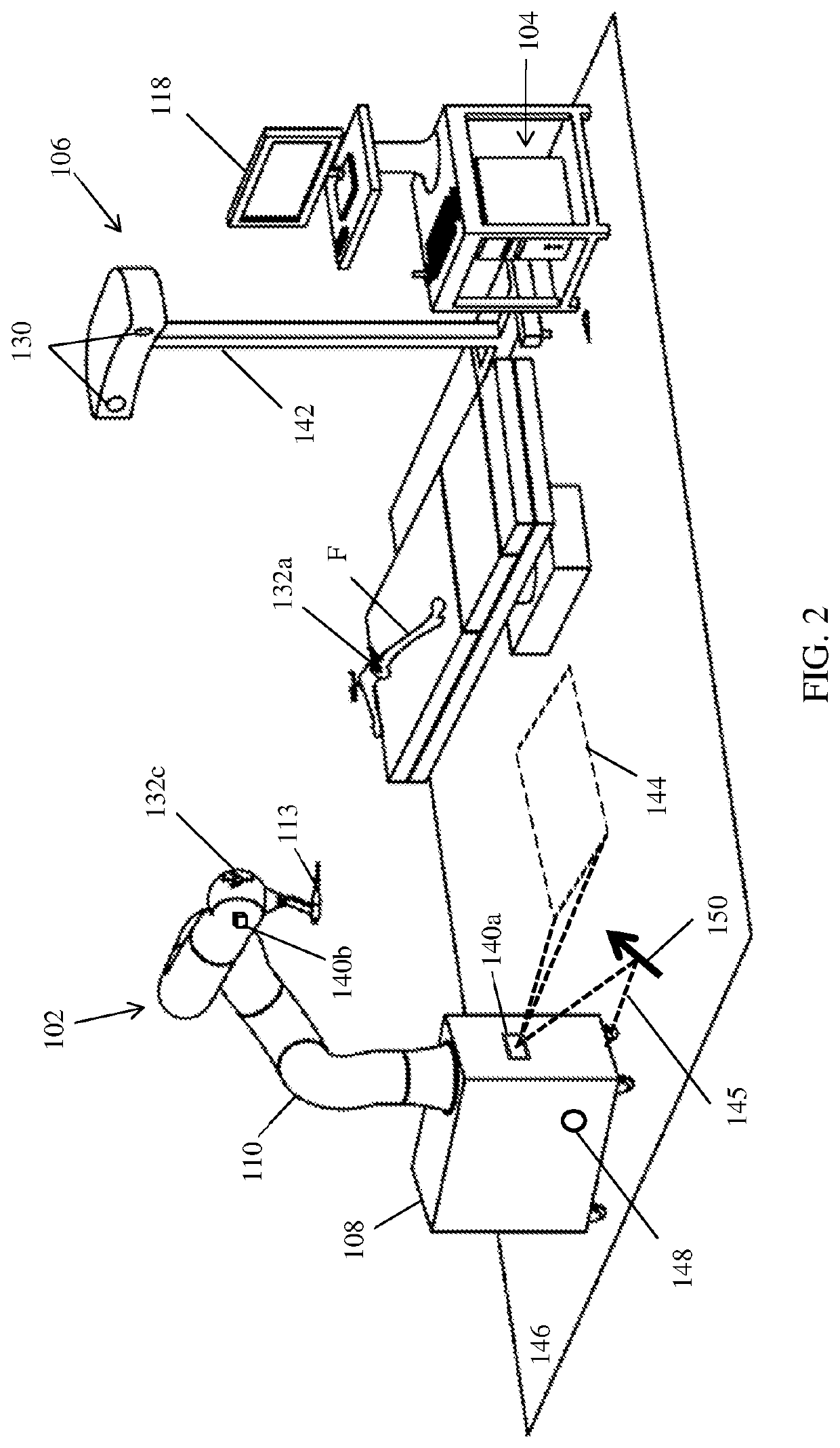 Method and system for guiding user positioning of a robot