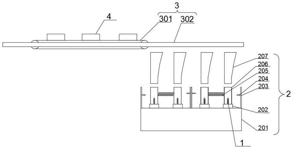 Multi-channel full-automatic feeding system for chemical production line