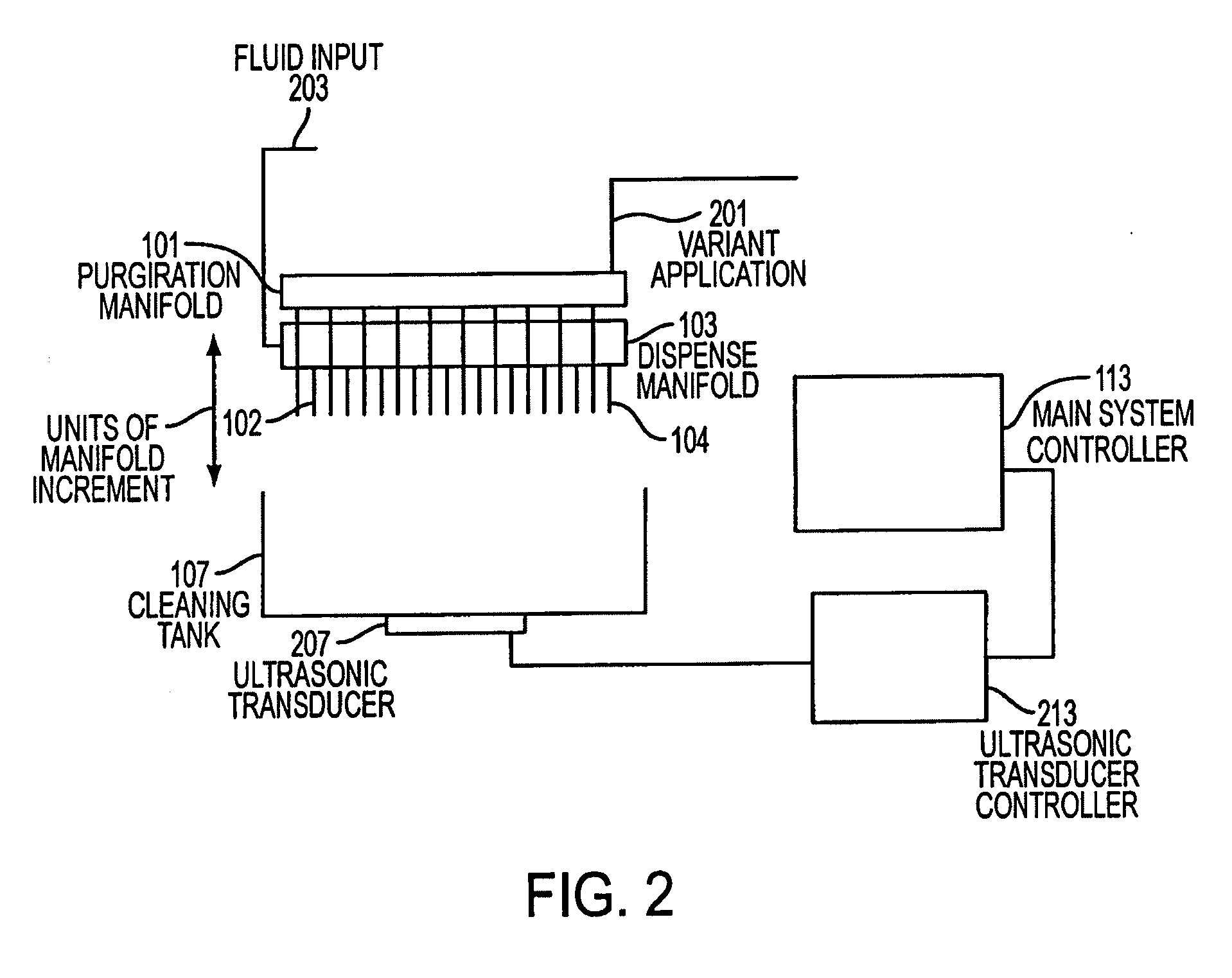 Plate washing system with ultrasonic cleaning of pipes and a control method thereof