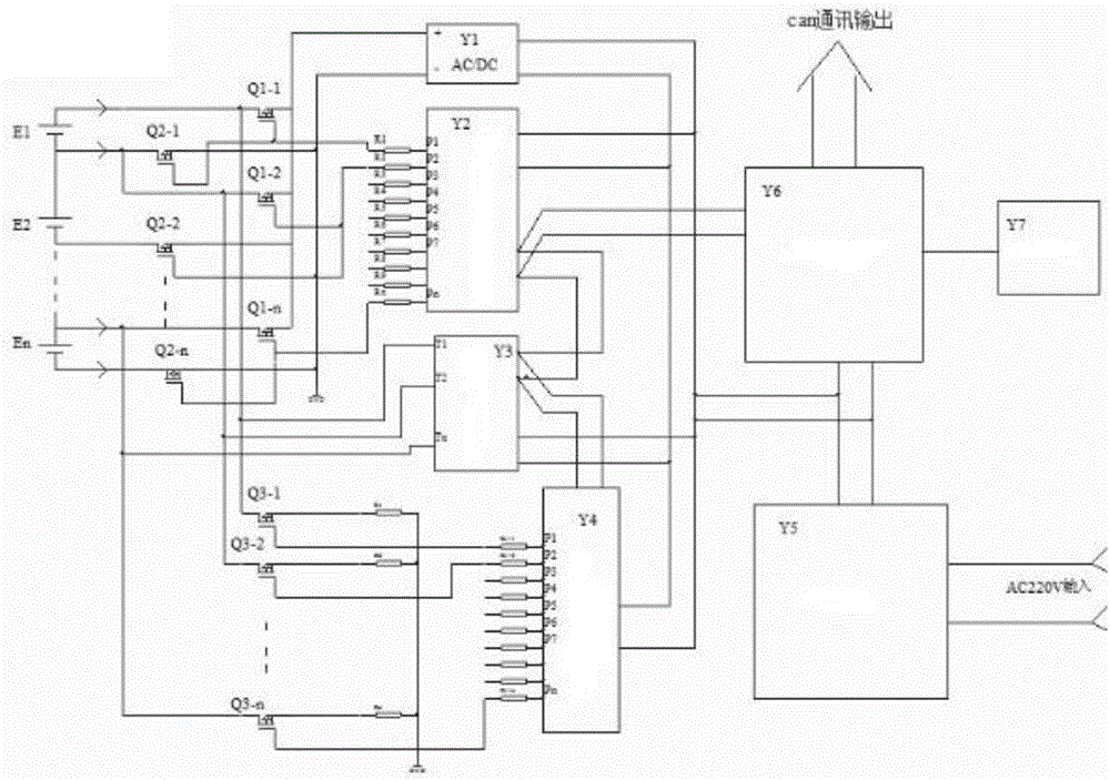 Machine room lead acid battery on-line monitoring management system and method