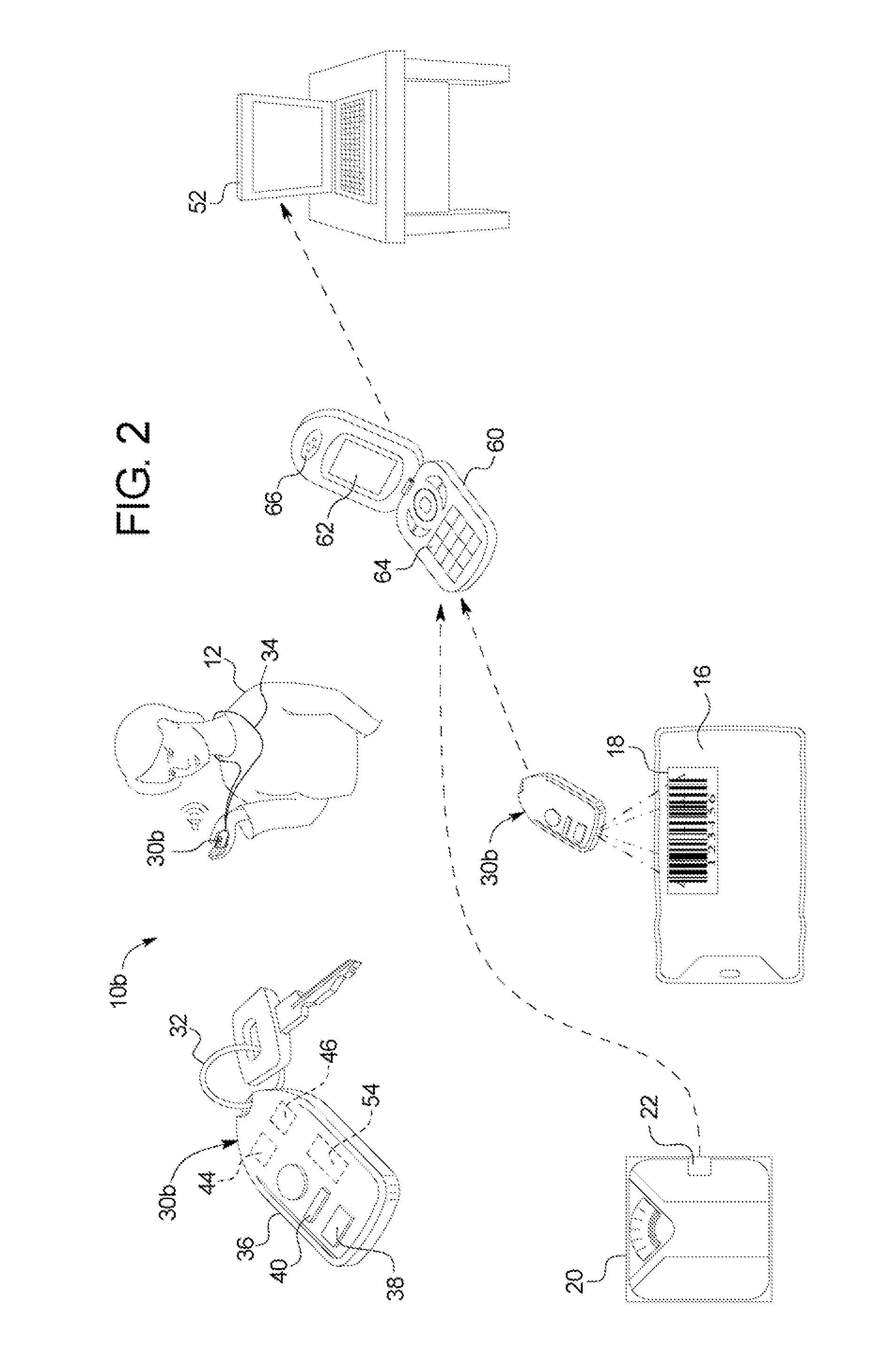 Peritoneal dialysis optimized using a patient hand-held scanning device