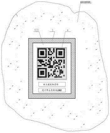 Anti-counterfeiting two-dimensional code identification and laying method thereof