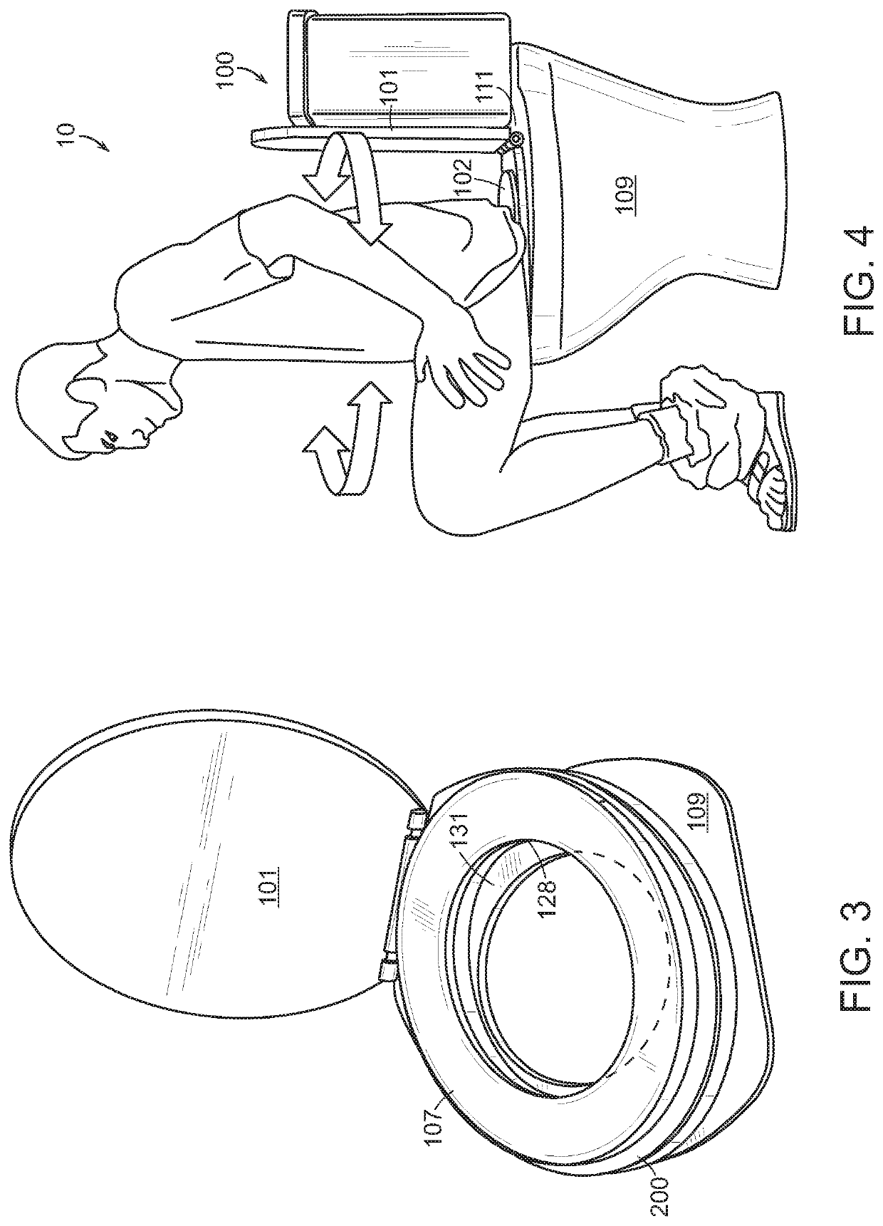 Swivel flow seat