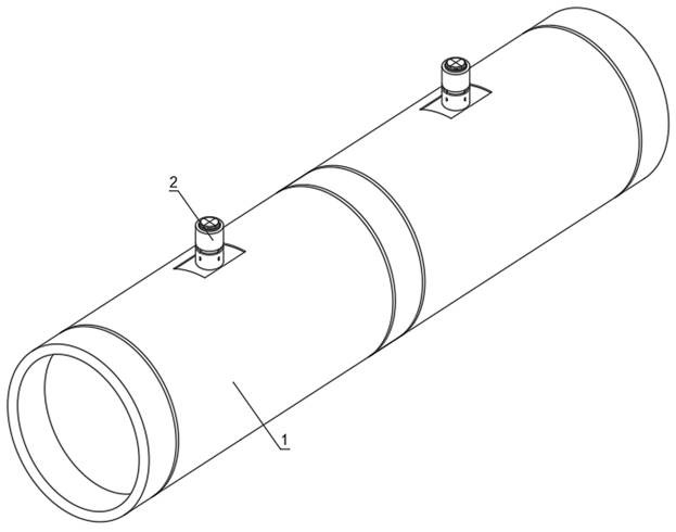 Gas blockage prevention device for petroleum pipeline