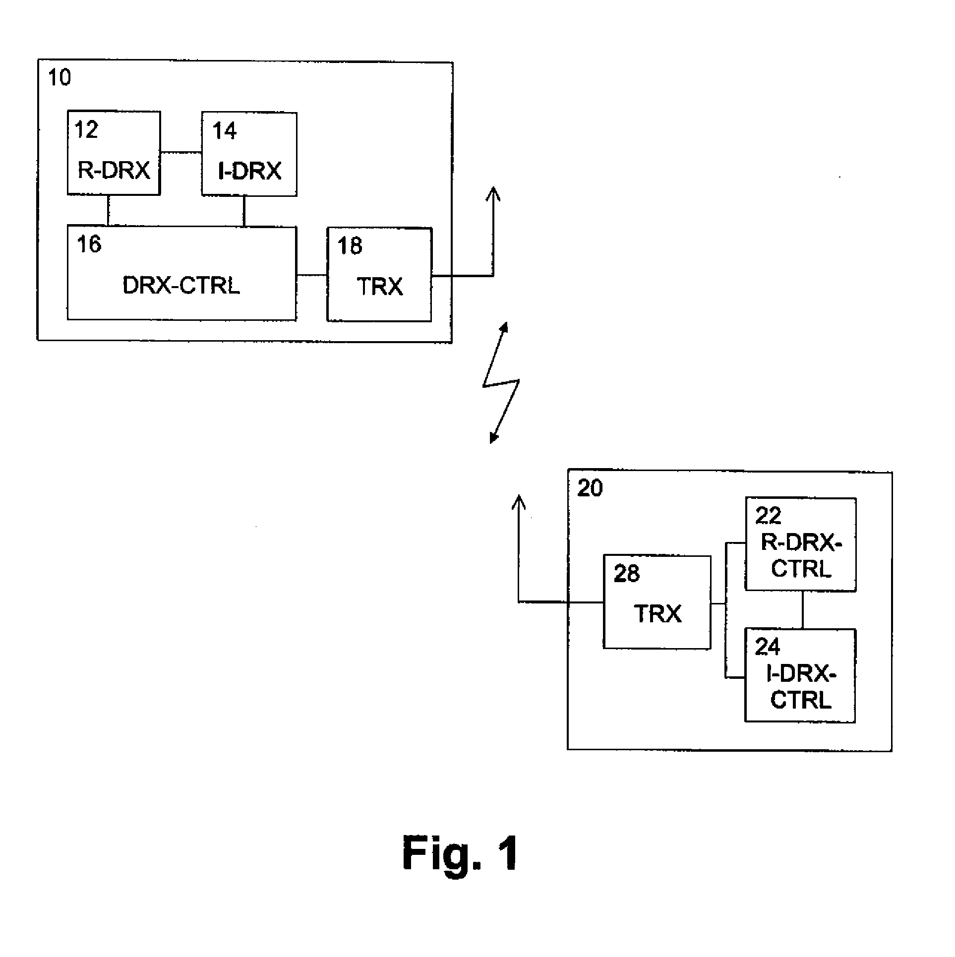 Method and system for providing interim discontinuous reception/transmission