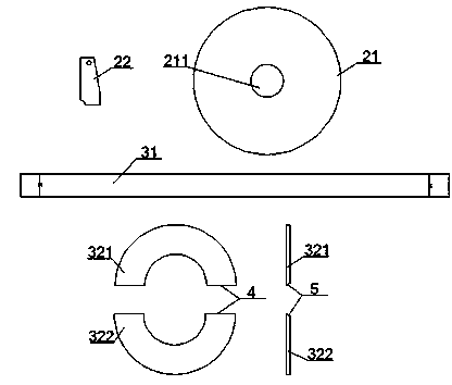 Roller built in double-brake flange for large towing winch and manufacturing method thereof