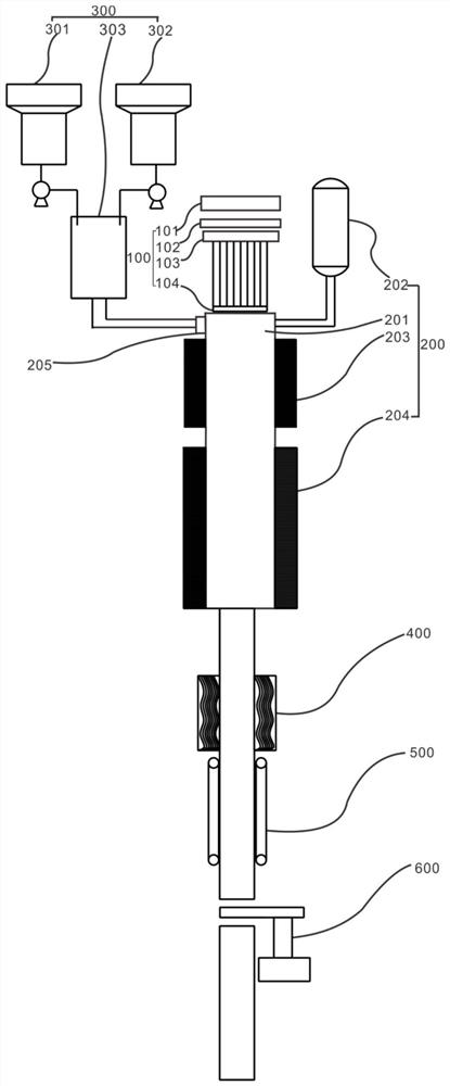 Continuous glass fiber reinforced polyurethane foam material forming process and system