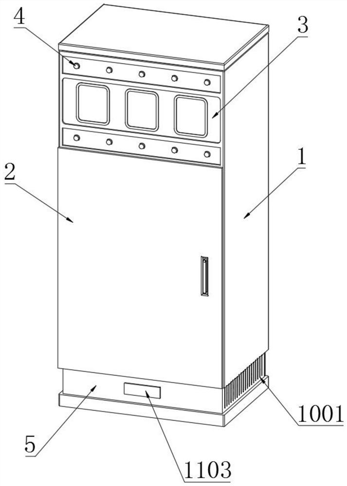 Heat dissipation electrical cabinet with electrical automatic control and alarm system thereof