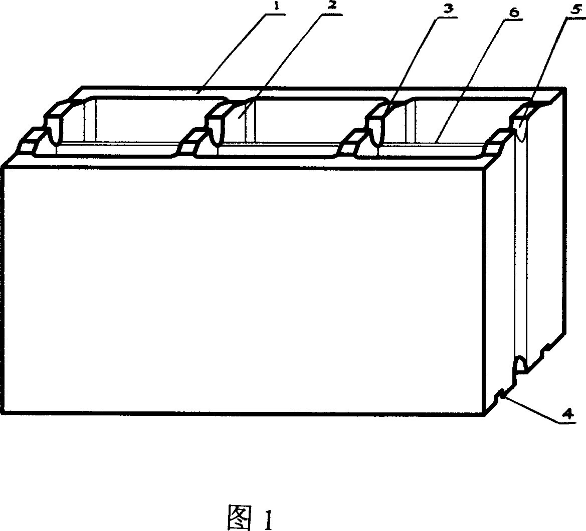 Phosphous plaster double-row-hole energy-saving building brick and all-dry production method thereof