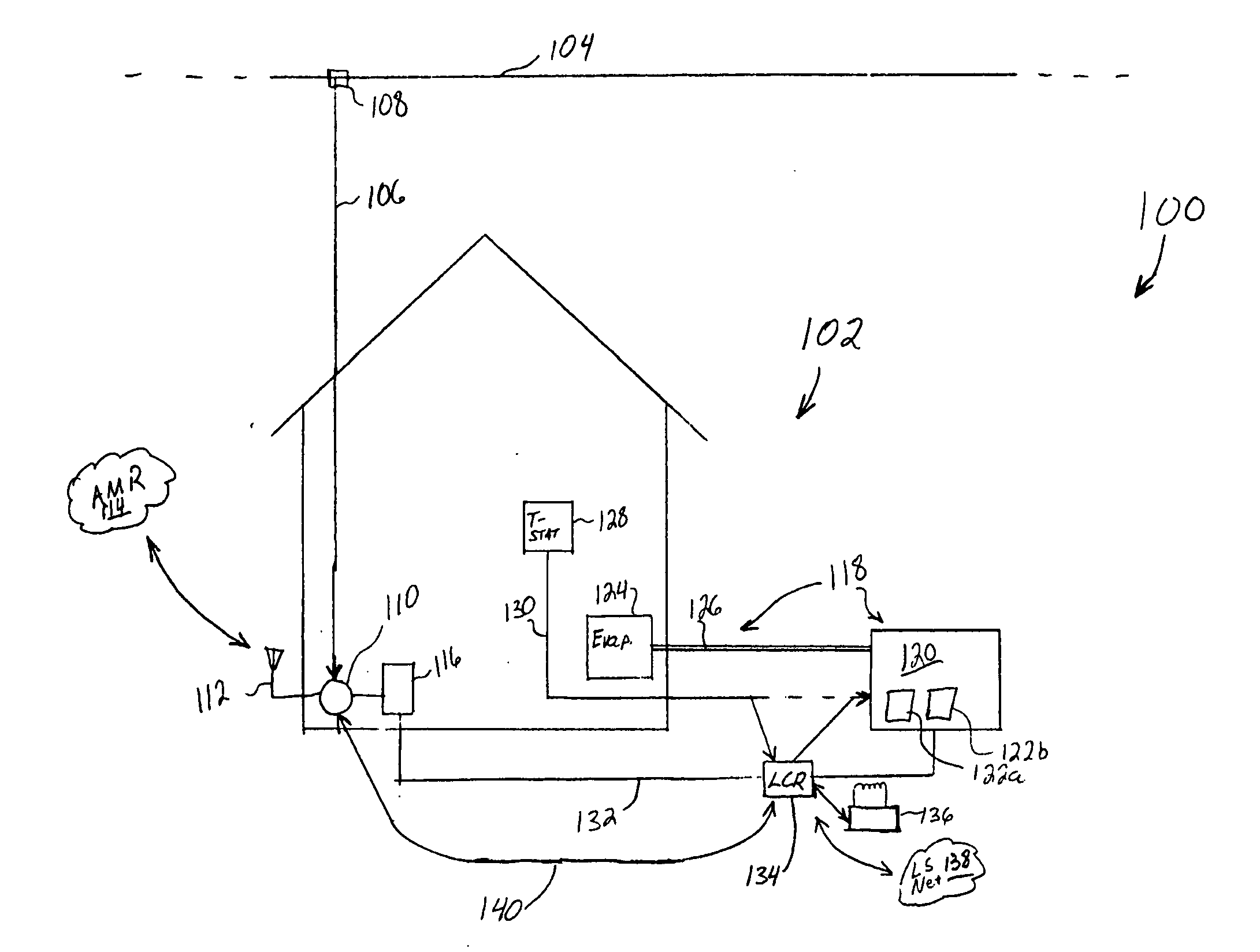 Load shedding control for cycled or variable load appliances